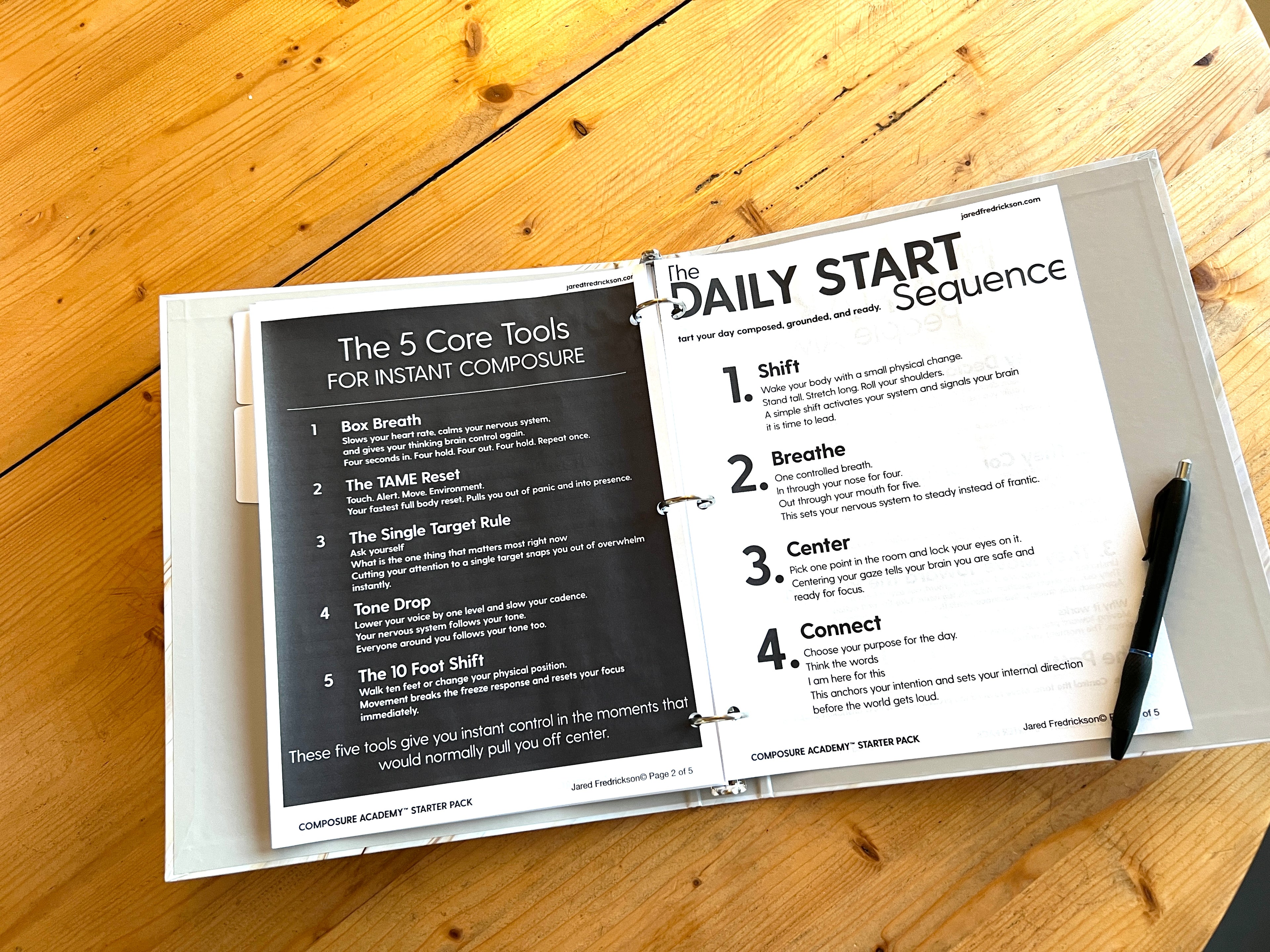 Finding Composure Starter Pack